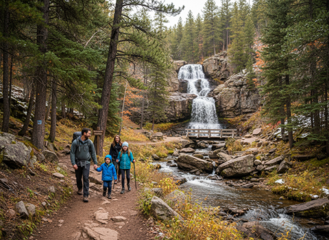 Roughlock Falls trail